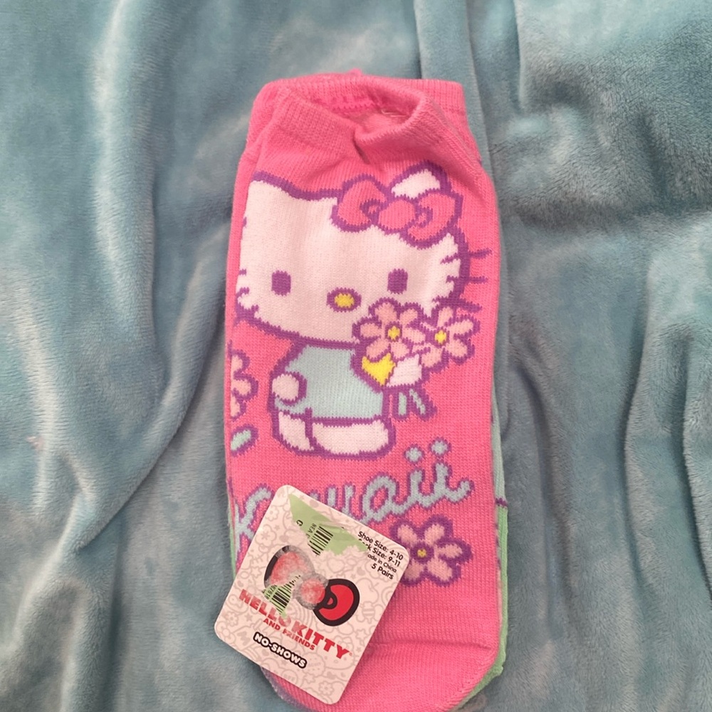 5 Hello kitty and friends  socks 5 pairs